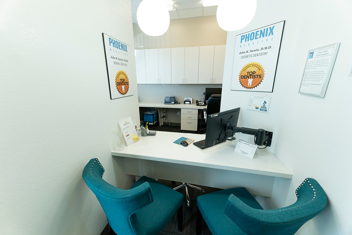 Gilbert Smiles waiting area